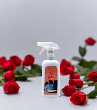 Non Gas Rose Refreshing Room Spray | 500 ml - Natural Rose Scent