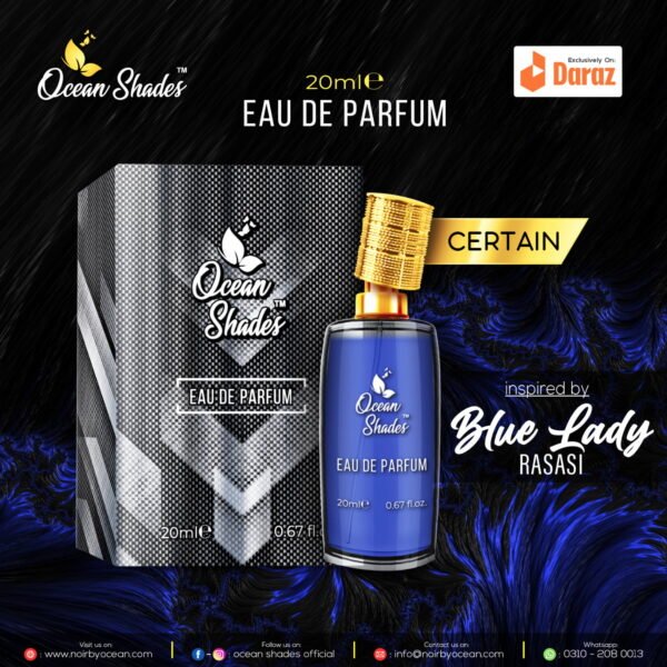 CERTAIN BLUE LADY RASSASI PERFUME 20ML