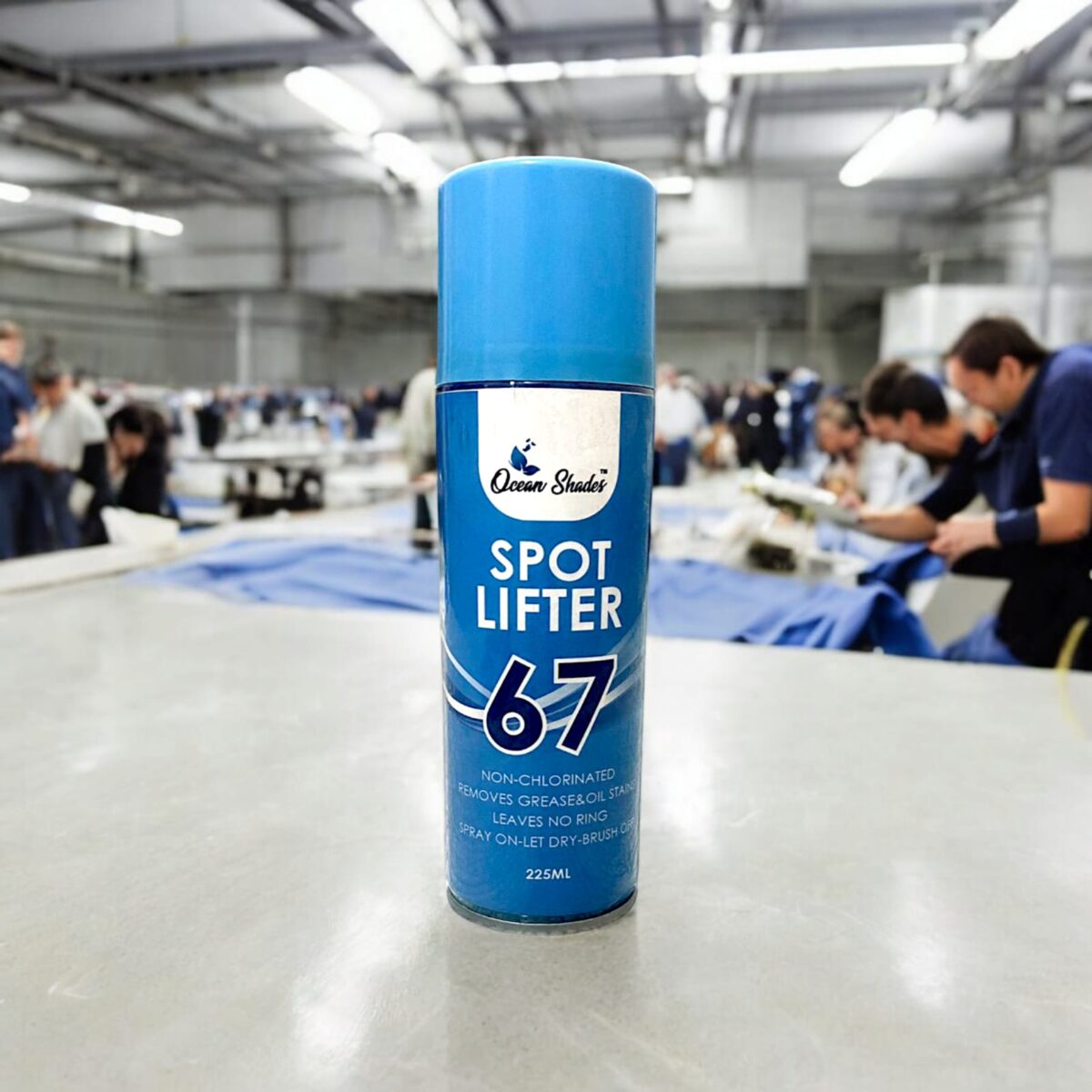 Ocean Shades Sport Lifter 225ml Oil Stain Remover Spray – 800 PKR Price – Powerful solution for removing oil and grease stains from clothes.