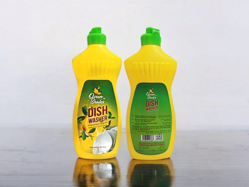 Ocean Shades Lemon Dishwash - Anti-Bacterial, 2-Pack (500ml each)