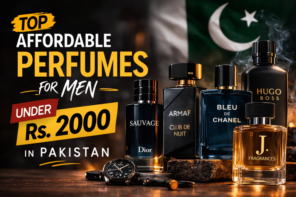Top Affordable Perfumes for Men Under Rs. 2000 in Pakistan