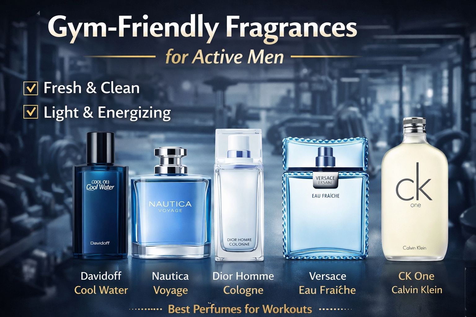 Gym-Friendly Fragrances for Active Men