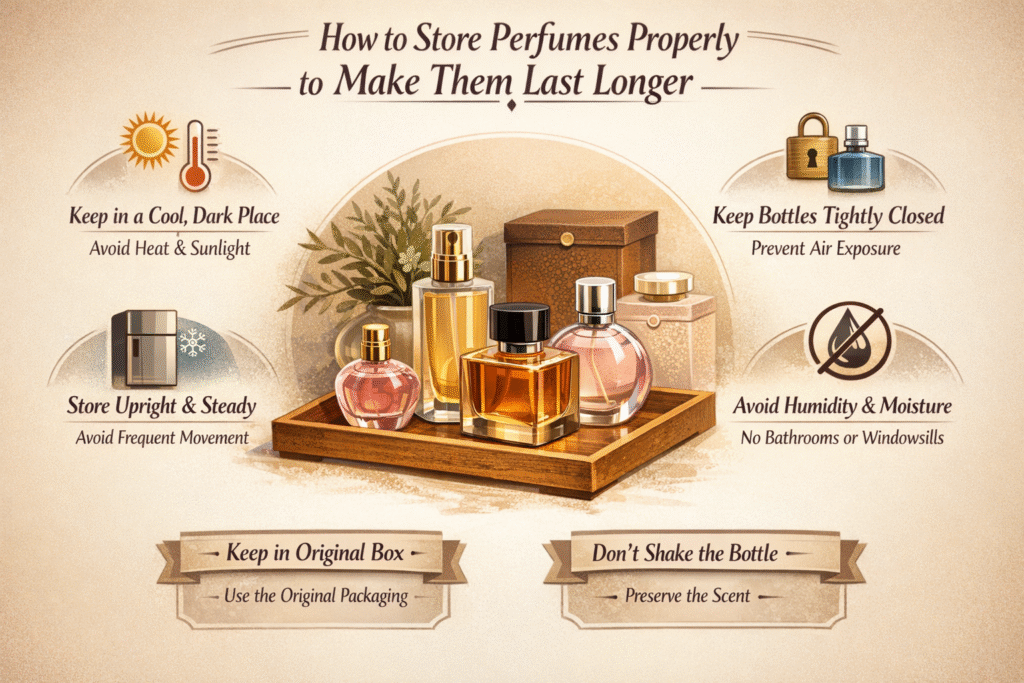 How to Store Perfumes Properly to Make Them Last Longer