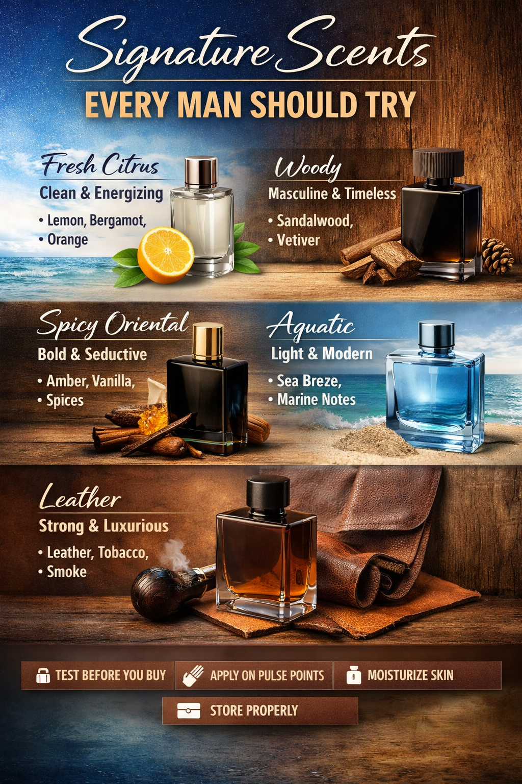 Signature Scents Every Man Should Try
