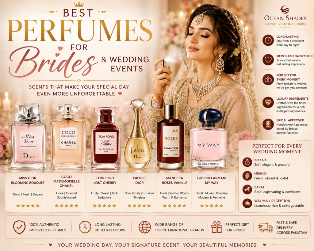 Best Perfumes for Brides and Wedding Events
