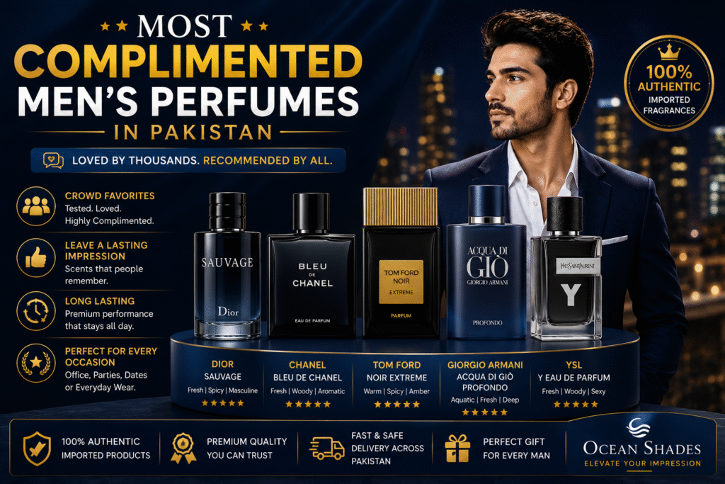 Most Complimented Men's Perfumes in Pakistan