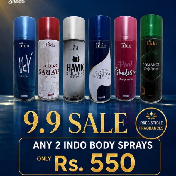 Budget Friendly Pick Any 2 Indo Body Spray (200 ml x2)